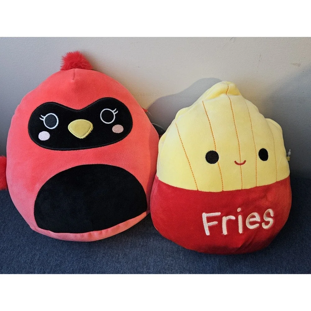Squishmallow Squishville Fries Cazlan The‎ Red Cardinal Bird Plush - 7